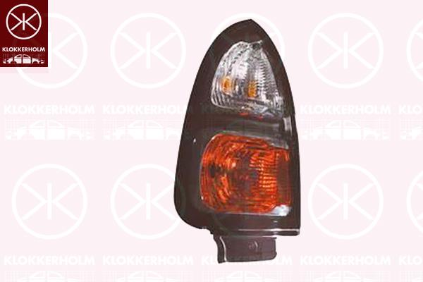 Tail Light Assembly, Left, Upper section, with bulb holder, Valeo, 6350GL (DS), 6350GL (CITROEN)