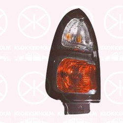 Tail Light Assembly, Left, Upper section, with bulb holder, Valeo, 6350GL (DS), 6350GL (CITROEN)