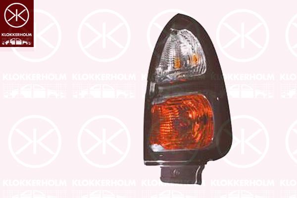 Tail Light Assembly, Right, Upper section, with bulb holder, Valeo, 6351GL (DS), 6351GL (CITROEN)