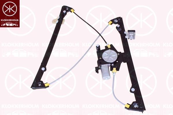 Window Regulator, with electric motor, without comfort function, Electric, Right Front, Number of pins: 2, 9221 FE (DS), 9221 FE (CITROEN), 9222 FY (DS), 9222 FY (CITROEN)