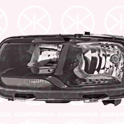 Headlight, Right, Illuminance [lx]: 17.5, H7/H1, Valeo, 9800901280 (DS), 9800901280 (CITROEN)