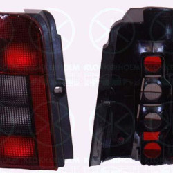 Tail Light Assembly, for vehicles with rear doors, without bulb holder, Left, 6350 EC (PEUGEOT), 6350 EC (DS), 6350 EC (CITROEN), 6350 H2 (DS), 6350 H2 (CITROEN), 6350H1 (PEUGEOT), 6350H1 (DS), 6350H1 (CITROEN), 6350H2 (PEUGEOT), 6350H2 (DS), 6350H2 (CITROEN)