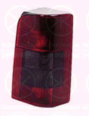 Tail Light Assembly, for vehicles with tailgate, without bulb holder, Left, 6350 EE (PEUGEOT), 6350 EE (DS), 6350 EE (CITROEN), 6350 J 0 (PEUGEOT), 6350 J 0 (DS), 6350 J 0 (CITROEN), 6350 J1 (DS), 6350 J1 (CITROEN), 6350J0 (PEUGEOT), 6350J0 (DS), 6350J0 (CITROEN), 6350J1 (PEUGEOT), 6350J1 (DS), 6350J1 (CITROEN)