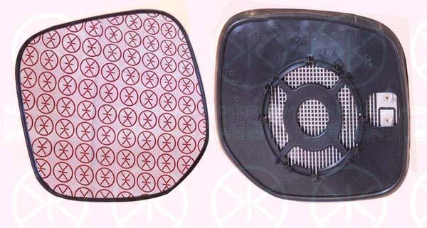 Mirror Glass, exterior mirror, Convex, Heatable, Right, 8151 W4 (PEUGEOT), 8151 W4 (DS), 8151 W4 (CITROEN)