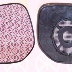 Mirror Glass, exterior mirror, Convex, Heatable, Right, 8151 W4 (PEUGEOT), 8151 W4 (DS), 8151 W4 (CITROEN)