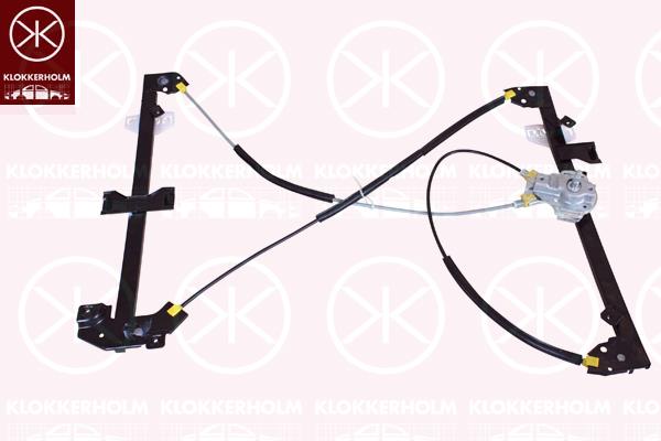 Window Regulator, 2-dr, OE-type, Manual, Left, 9221 A4 (PEUGEOT), 9221A4 (DS), 9221A4 (CITROEN)