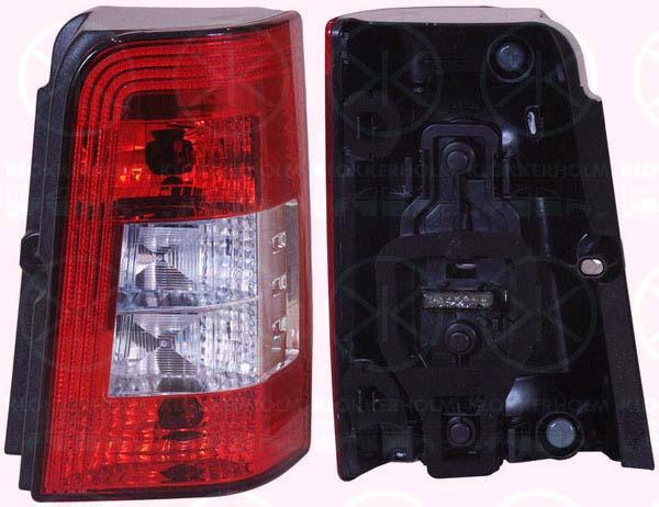 Tail Light Assembly, for vehicles with tailgate, with bulb holder, Right, Indicator Colour: Crystal clear, 6351 CY (DS), 6351 CY (CITROEN), 6351 Z1 (DS), 6351 Z1 (CITROEN), 6351Y9 (DS), 6351Y9 (CITROEN), 6351Z1 (DS), 6351Z1 (CITROEN)