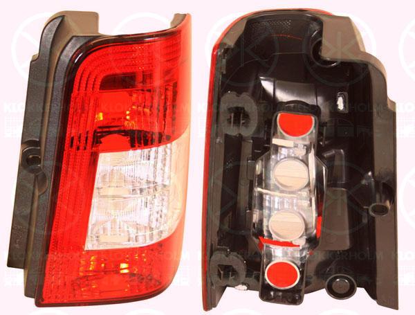 Tail Light Assembly, for vehicles with rear doors, without bulb holder, Right, Indicator Colour: Crystal clear, 6351 CX (DS), 6351 CX (CITROEN), 6351 Y8 (DS), 6351 Y8 (CITROEN), 6351Y8 (DS), 6351Y8 (CITROEN), 6351Z0 (DS), 6351Z0 (CITROEN)