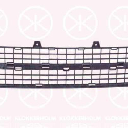 Ventilation Grilles, bumper, Front, Lower Section, black, 7414 CT (DS), 7414 CT (CITROEN)