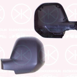 Housing, exterior mirror, black, Left, 8152 F6 (PEUGEOT), 8152 F6 (DS), 8152 F6 (CITROEN)