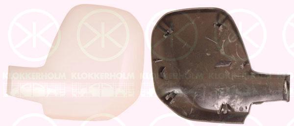 Housing, exterior mirror, w/primer, Left, 8152 F4 (PEUGEOT), 8152 F4 (DS), 8152 F4 (CITROEN), 96 834 910 77 (DS), 96 834 910 77 (CITROEN)