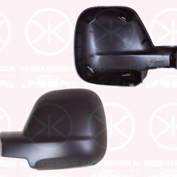 Housing, exterior mirror, Left, black, 1608750880 (DS), 1608750880 (CITROEN), 1608750880 (PEUGEOT), 1679995480 (CITROEN)