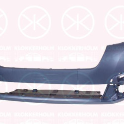 Bumper, w/primer, Front, with holes for trim/protective strip, Trim Level: FACELIFT, Model Year from: 2015, 16 135 637 80 (PEUGEOT), 16 135 637 80 (CITROEN)