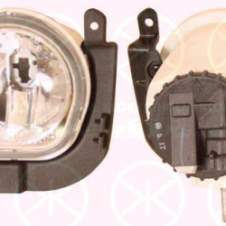 Front Fog Light, H1, with bulb holder, Left Front, not for trim level: Cargo, 0001357925080 (FIAT), 1357925080 (FIAT), 6206 K3 (PEUGEOT), 6206 K3 (DS), 6206 K3 (CITROEN)