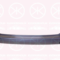 Bumper, short, w/primer, Rear, 155254032 (CITROEN), 1614328180 (OPEL), SU001A3232 (TOYOTA)