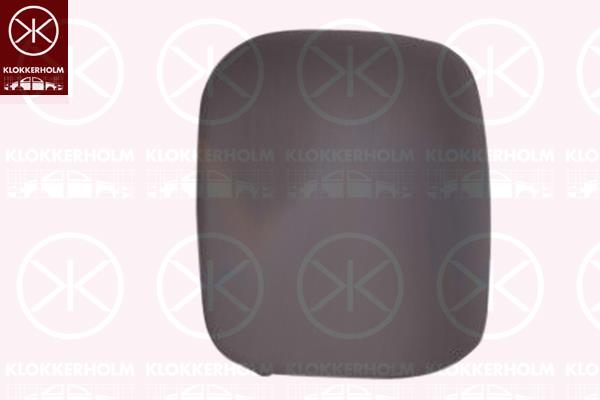 Housing, exterior mirror, w/primer, Right, 0009467047777 (FIAT), 8152C2 (PEUGEOT), 8152C2 (CITROEN), 9467047777 (FIAT)