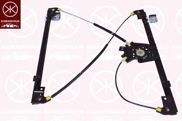 Window Regulator, 2-dr, OE-type, without electric motor, Electric, Left Front, 0001499439080 (FIAT), 1440161380 (PEUGEOT), 1440161380 (FIAT), 1499439080 (FIAT), 9221 HG (DS), 9221 HG (CITROEN), 9221 Z6 (PEUGEOT), 9221 Z6 (DS), 9221 Z6 (CITROEN), 9221Z6 (DS), 9221Z6 (CITROEN)