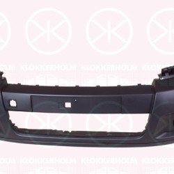 Bumper, Front, black, 0001497581078 (FIAT), 1497581078 (FIAT), 7401 FQ (PEUGEOT), 7401 FQ (DS), 7401 FQ (CITROEN)