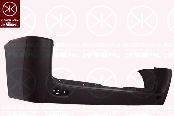 Bumper, Partial primed, Rear, Axle Distance [mm]: 3000, 0001400718278 (FIAT), 1400718278 (FIAT), 7410 AV (PEUGEOT), 7410 AV (DS), 7410 AV (CITROEN)