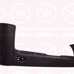 Bumper, Partial primed, Rear, Axle Distance [mm]: 3000, 0001400718278 (FIAT), 1400718278 (FIAT), 7410 AV (PEUGEOT), 7410 AV (DS), 7410 AV (CITROEN)