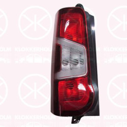 Tail Light Assembly, Left, for vehicles with rear doors, without bulb holder, 3649995 (OPEL), 9819235880 (PEUGEOT), 9819235880 (OPEL), 9819235880 (CITROEN)