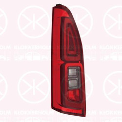 Tail Light Assembly, Right, for vehicles with tailgate, without bulb holder, 9820555080 (PEUGEOT), 9820555080 (OPEL), 9820555080 (CITROEN)