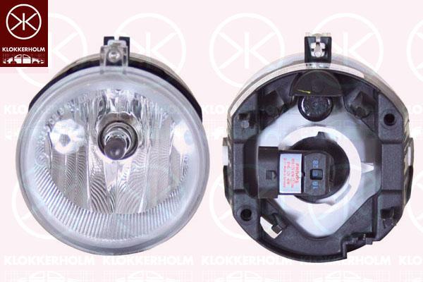 Front Fog Light, Front, H10, with bulb holder, 04805857AB (CHRYSTLE), 04805857AA (CHRYSTLE), K04805857AB (CHRYSTLE)