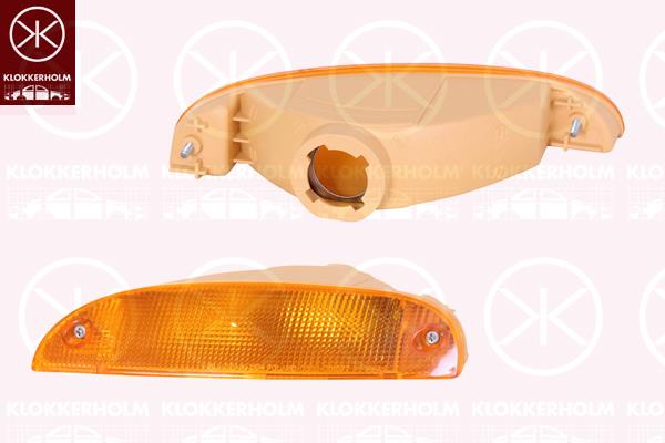 Direction Indicator, without bulb holder, yellow, Left, 96315000 (DAEWOO), 96507804 (CHEVROLE)