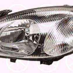 Headlight, H4, for vehicles with headlight levelling, with motor for headlamp levelling, Right, Housing Colour: grey, 96304611 (CHEVROLE)