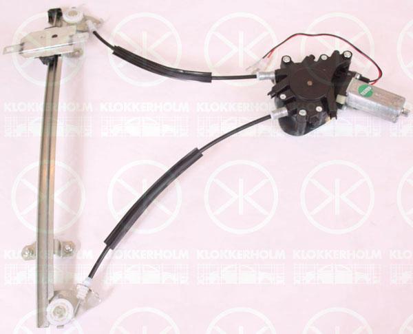 Window Regulator, 2-dr, with electric motor, Electric, Left, 96233470 (CHEVROLE)