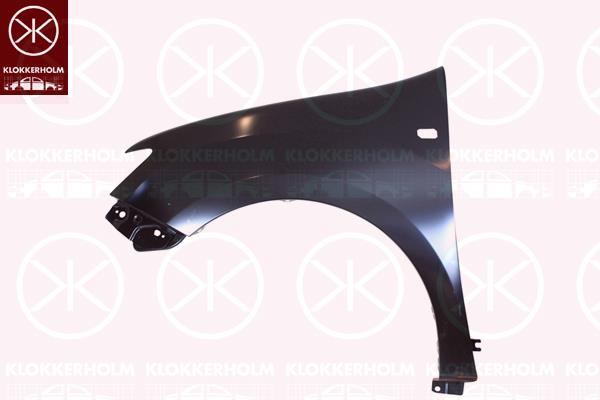 Wing, Right, with hole for direction indicator, 63 10 055 22R (RENAULT), 631000142R (RENAULT)