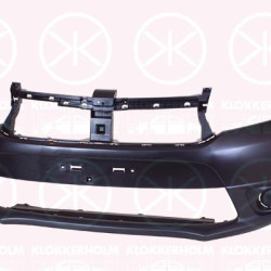 Bumper, Front, black, 62 02 206 17R (DACIA), 620220802R (DACIA), 620222383R (DACIA), 620226857R (DACIA)