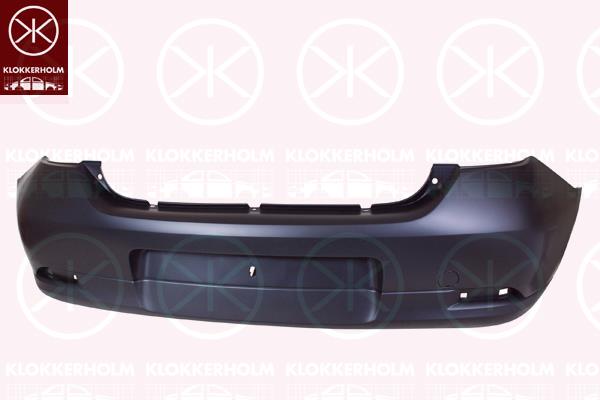 Bumper, w/primer, Rear, 85 01 067 81R (RENAULT), 85 01 067 81R (DACIA), 850101031S (RENAULT), 850101031S (DACIA), 850109008S (RENAULT), 850109008S (DACIA)