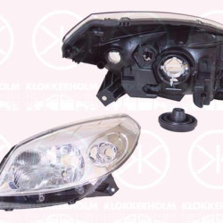 Priekinis žibintas, H4, without motor for headlamp levelling, Left, Illuminance [lx]: 12.5, 82 00 733 878 (RENAULT)