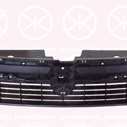 Radiator Grille, Front, black, Colour: Mat, 62 31 002 60R (RENAULT), 62 31 002 60R (DACIA)