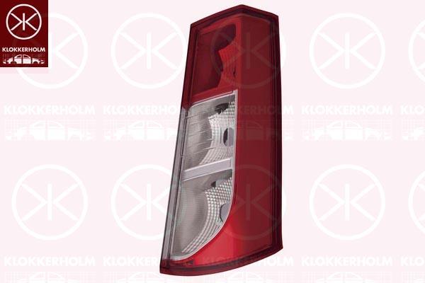 Tail Light Assembly, without bulb holder, Right, 265500284R (DACIA), 265509604R (DACIA)