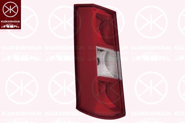 Tail Light Assembly, without bulb holder, Left, 265551619R (DACIA), 265556730R (DACIA)