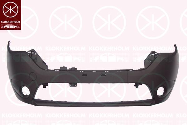 Bumper, Front, with hole(s) for fog lights, w/primer, 62 02 235 45R (DACIA), 620223545R (RENAULT)