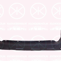 Bumper, Rear, Smooth, black, 850226654R (DACIA)