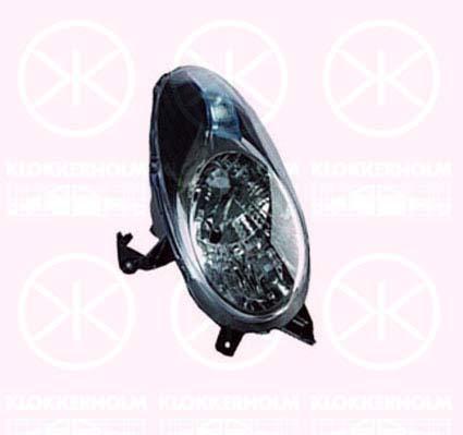 Nissan Micra Priekinis žibintas, H4, with motor for headlamp levelling, Valeo, Left, Illuminance [lx]: 17.5, 26060 BG10B (NISSAN)