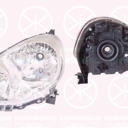 Nissan Micra Priekinis žibintas, H4, without motor for headlamp levelling, Left, Illuminance [lx]: 17.5, 26060 1HB0A (NISSAN), 26060 1HB0C (NISSAN)