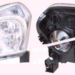 Nissan Qashqai Priekinis žibintas, H7/H7, with motor for headlamp levelling, Left, Illuminance [lx]: 17.5, Hella, 26060 JD900 (NISSAN), 26060 JD90B (NISSAN), 26060 JD95A (NISSAN), 26060 JD95B (NISSAN)