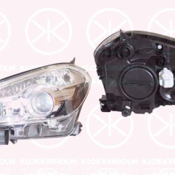 Nissan Qashqai Priekinis žibintas, H7/H7, with motor for headlamp levelling, Left, 26060 BR00A (NISSAN), 26060BR00B (NISSAN), 26060BR02A (NISSAN)