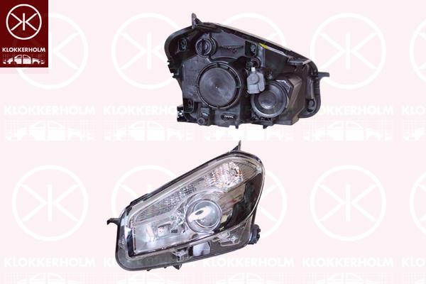 Nissan Qashqai Priekinis žibintasdlight, HELLA, H7/H7, with motor for headlamp levelling, Left, Illuminance [lx]: 17.5, 26060 BR00A (NISSAN), 26060BR00B (NISSAN), 26060BR02A (NISSAN)