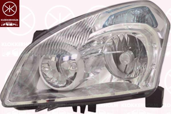 Nissan Qashqai Priekinis žibintas, Right, Xenon, with motor for headlamp levelling, without control unit for Xenon, D2R (gas discharge tube), H7, 26010 JD910 (NISSAN), 26010 JD91A (NISSAN), 26010 JD91B (NISSAN), 26010-JD91B (NISSAN)