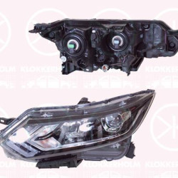 Nissan Qashqai Priekinis žibintas, Left, Illuminance [lx]: 17.5, H11, H9, with daytime running light (LED), 26060HV00A (NISSAN), 26060HV00B (NISSAN)