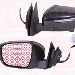 Nissan Qashqai Veidrodis, Right, for electric mirror adjustment, for vehicles with lane keeping assist, Electronically foldable, Heatable, with indicator, Convex, Number of pins: 13, 963014EF8A (NISSAN), 963014EF8B (NISSAN), 963014EF8E (NISSAN), 96301-4EH8A (NISSAN), 963014EH8B (NISSAN), 963014EH8D (NISSAN), 963014EH8E (NISSAN), 96301-4EJ8E (NISSAN)