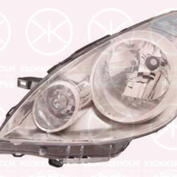 Headlight, Left, H4, without motor for headlamp levelling, 26060 BH10A (NISSAN)