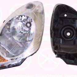 Headlight, H4, with motor for headlamp levelling, Left, Illuminance [lx]: 12.5, 26060 9U100 (NISSAN), 26060 9U10A (NISSAN)