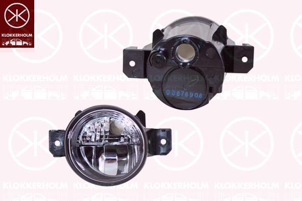 Daytime Running Light, Left Front, Lamp Type: PS19W, without bulb holder, 26605 1HA0A (NISSAN), 26605-1HA0A (NISSAN), 266051HA0B (NISSAN)